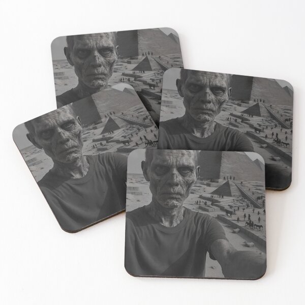 Item preview, Zombie Selfie with Pyramids - Undead Travel  designed and sold by NightTimeJ.