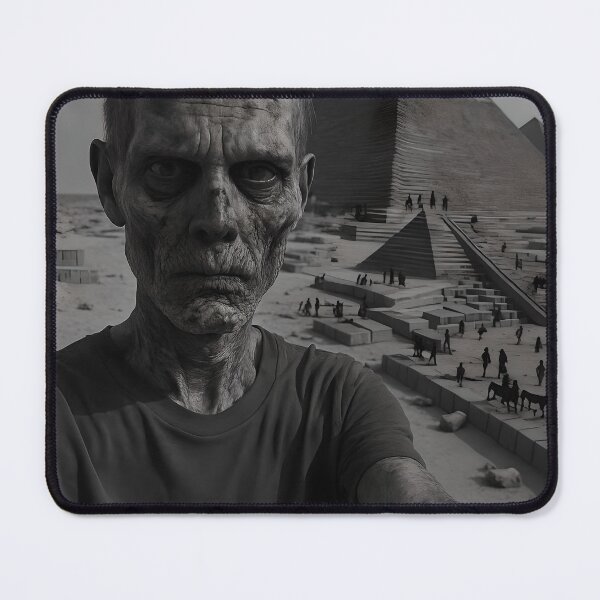 Item preview, Zombie Selfie with Pyramids - Undead Travel  designed and sold by NightTimeJ.