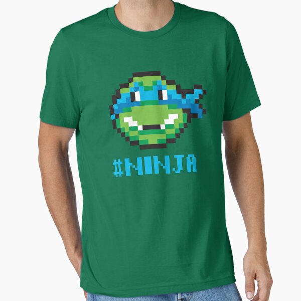 Item preview, Teenage Mutant Ninja Turtles #Ninja Pixelated Face Leonardo designed and sold by FifthSun.