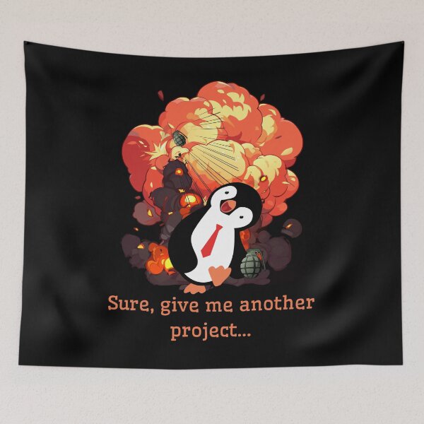 Item preview, Claro, dame otro proyecto... Sarcastic Office Penguin SEO designed and sold by UTkiKK.