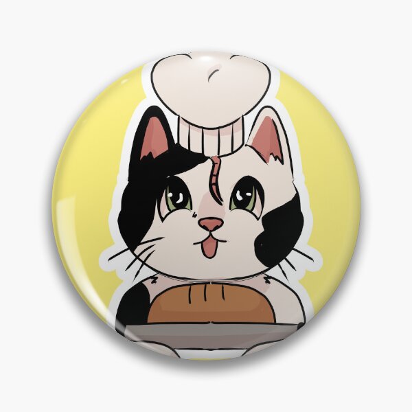 Item preview, Baker cat designed and sold by HopeAlecrim.