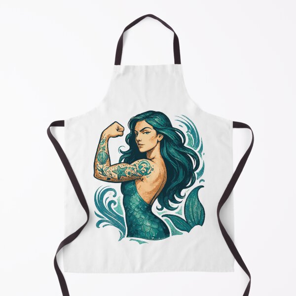Item preview, Strong Mermaid Nix Water Woman Gift designed and sold by Pineapple-Tree.