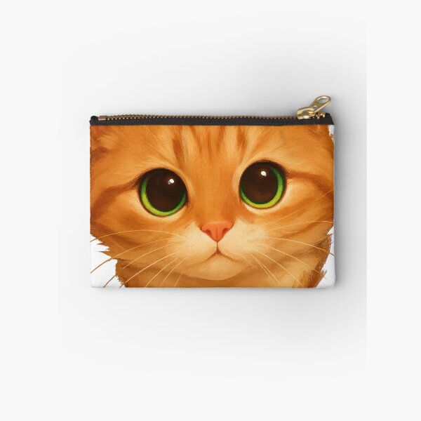 Item preview, "Too Cute to Handle: Orange Cat Face of Pure Joy" Kitty Cat art designed and sold by Ericaholicgifts.