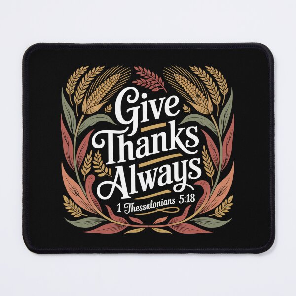Item preview, Give Thanks Always designed and sold by theartfulaspie.