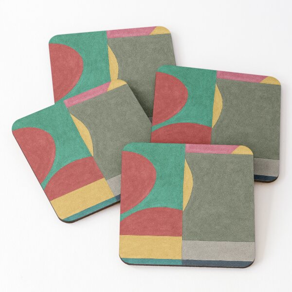 Item preview, Abstract Geometric Color Block Art designed and sold by weirdfishes123.