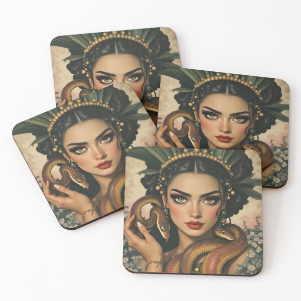 Item preview, Coatlicue – Aztec Earth Goddess of Life, Death, and Rebirth designed and sold by SoniaSarkali.
