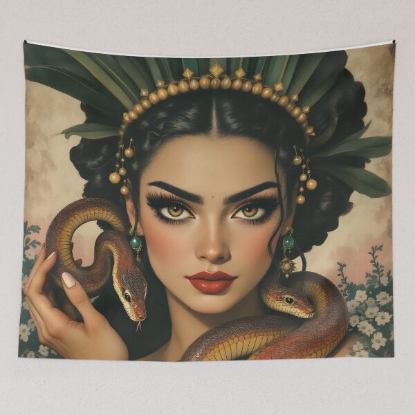 Item preview, Coatlicue – Aztec Earth Goddess of Life, Death, and Rebirth designed and sold by SoniaSarkali.