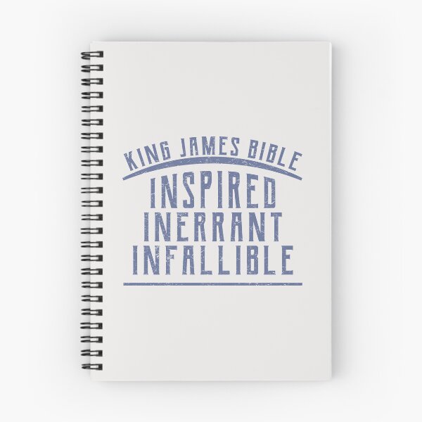 Item preview, King James Bible - Inspired, Inerrant, Infallible, Christian Design designed and sold by Angela Dow.