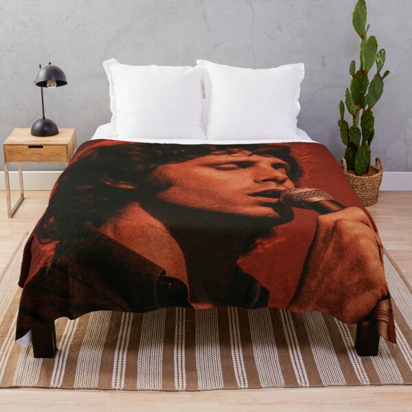 Item preview, Ilustración retro de Jim Morrison cantando | TheAmericanPoet | The Doors designed and sold by TheAmericanPoet.