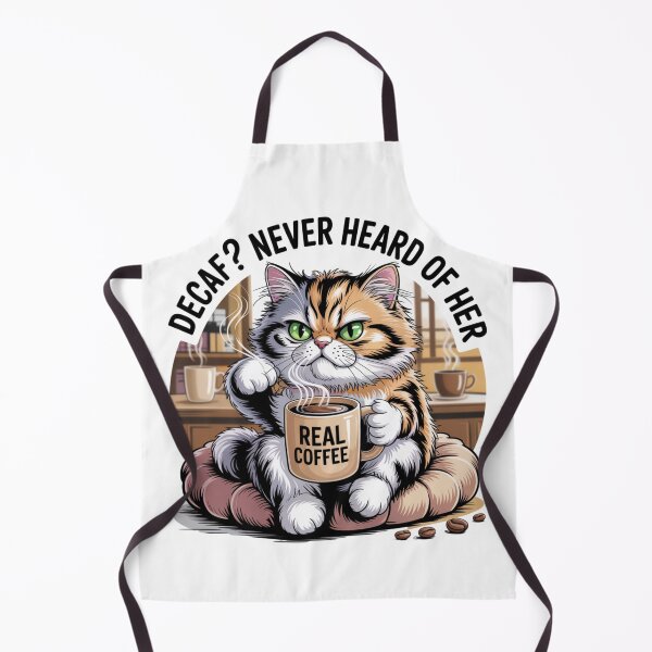 Item preview, Cat Lover Loves Real Coffee designed and sold by Bliss Find And Design.
