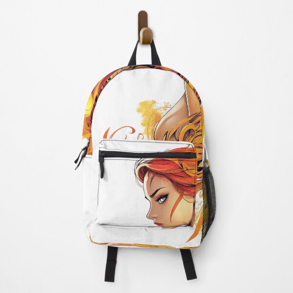 Item preview, beautiful red haired woman with angel wings designed and sold by javierparra.