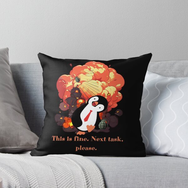 Item preview, Office Penguin – This is fine, next task, please designed and sold by UTkiKK.
