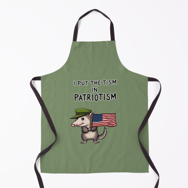 Artikelvorschau, Ich stecke den Tism in Patriotismus, Opossum, Tier, Geschenk entworfen und verkauft von ChearshiPrints.