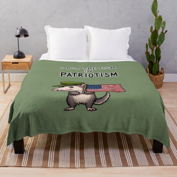 Artikelvorschau, Ich stecke den Tism in Patriotismus, Opossum, Tier, Geschenk entworfen und verkauft von ChearshiPrints.