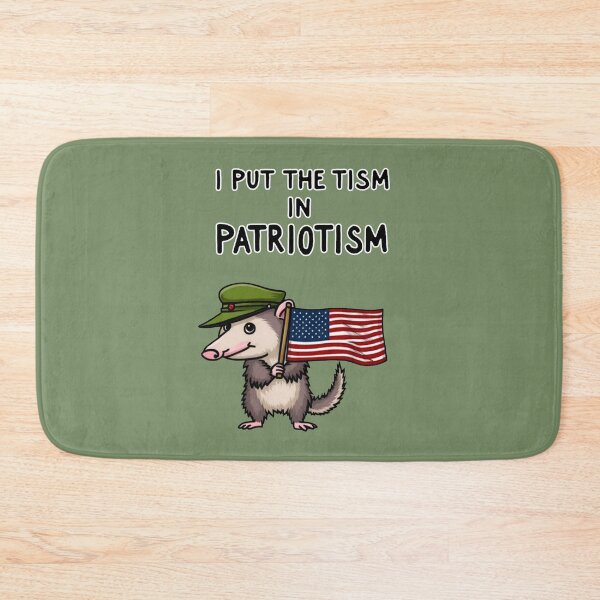 Item preview, I Put The Tism in Patriotism, Opossum, Animal, Gift designed and sold by ChearshiPrints.