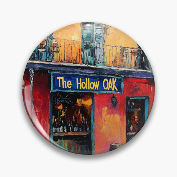 Item preview, Evening Pulse at The Hollow OAK Bar - Vibrant New Orleans Street Scene Capturing the City’s Energetic Spirit and Artistic Soul designed and sold by OlfactoART Studio.