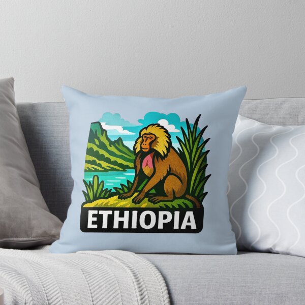 Item preview, Ethiopia Gelada Monkey Sticker designed and sold by Myra365Art.