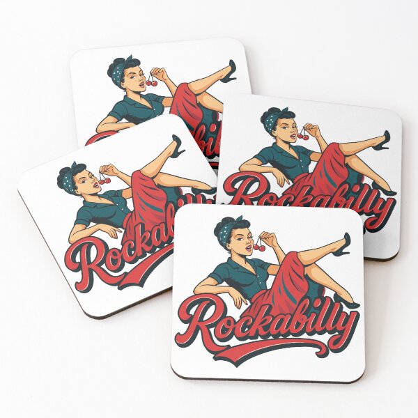 Item preview, Rockabilly forever cherries woman 50s gift designed and sold by Pineapple-Tree.
