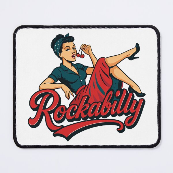 Item preview, Rockabilly forever cherries woman 50s gift designed and sold by Pineapple-Tree.