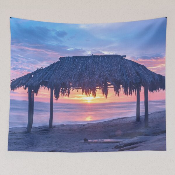 Item preview, Windansea Surf Shack Sunset designed and sold by Wild Afterglow.