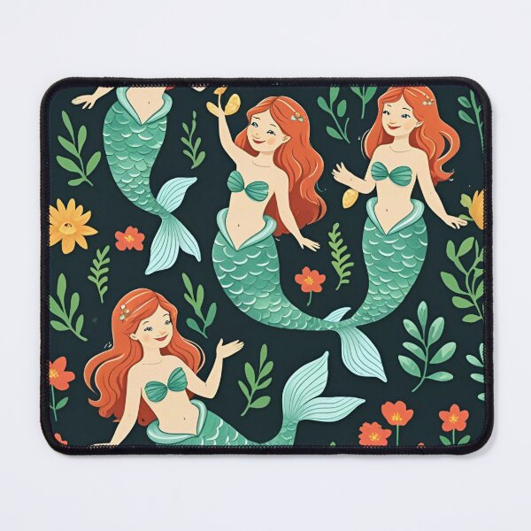 Item preview, Cottage Core Mermaid Pattern designed and sold by PatronesKawai.