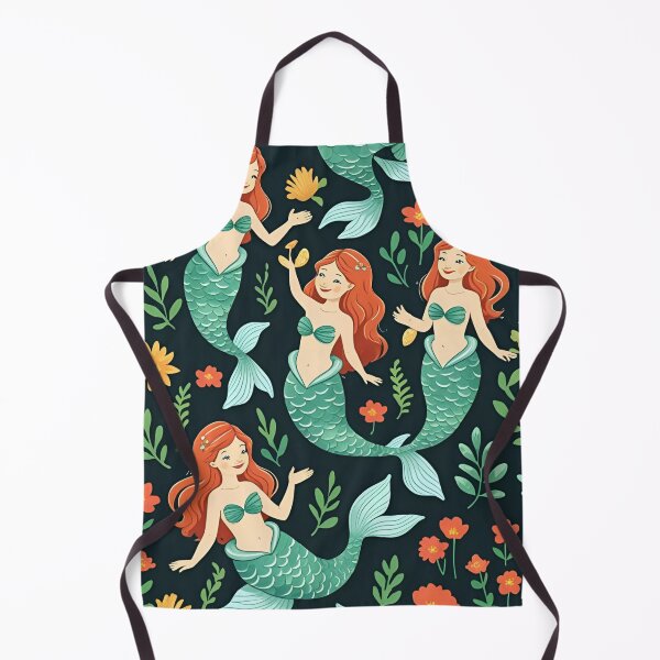 Item preview, Cottage Core Mermaid Pattern designed and sold by PatronesKawai.