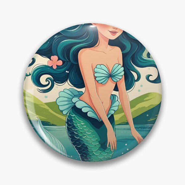 Item preview, Cottage Core Mermaid Pattern designed and sold by PatronesKawai.