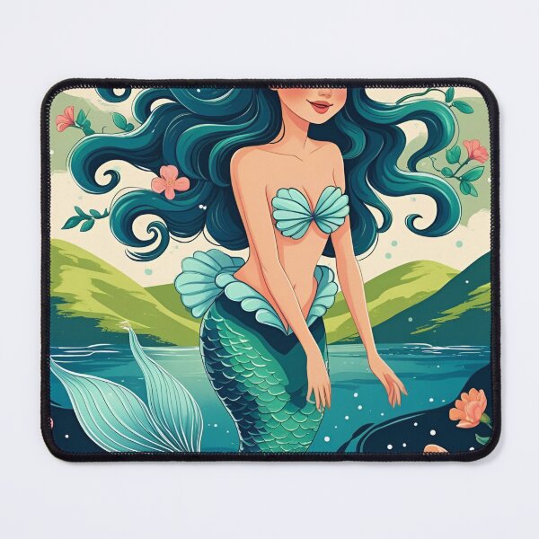Item preview, Cottage Core Mermaid Pattern designed and sold by PatronesKawai.