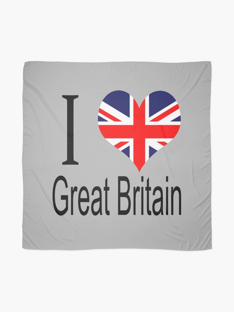 Alternate view of I Love United Kingdom Scarf
