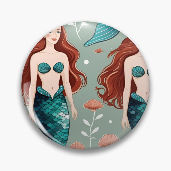 Item preview, Cottage Core Mermaid Pattern designed and sold by PatronesKawai.