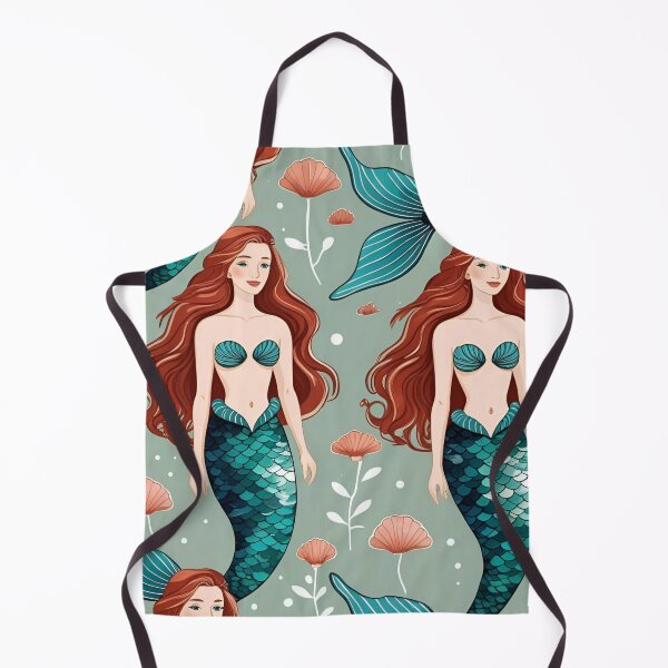 Item preview, Cottage Core Mermaid Pattern designed and sold by PatronesKawai.