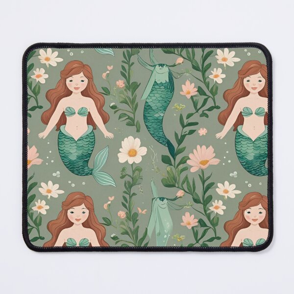 Item preview, Cottage Core Mermaid Pattern designed and sold by PatronesKawai.