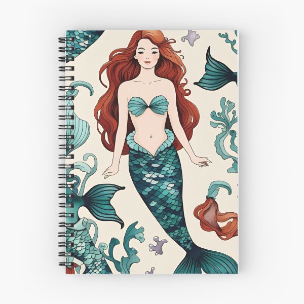 Item preview, Cottage Core Mermaid Pattern designed and sold by PatronesKawai.
