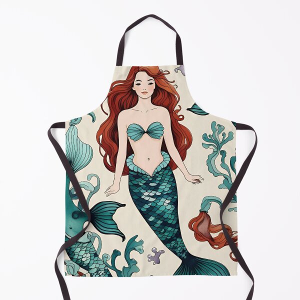 Item preview, Cottage Core Mermaid Pattern designed and sold by PatronesKawai.