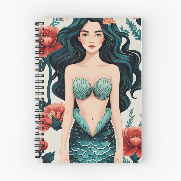 Item preview, Cottage Core Mermaid Pattern designed and sold by PatronesKawai.