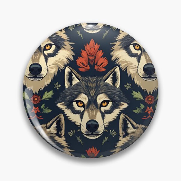 Item preview, Cottage Core Wolf Pattern designed and sold by PatronesKawai.