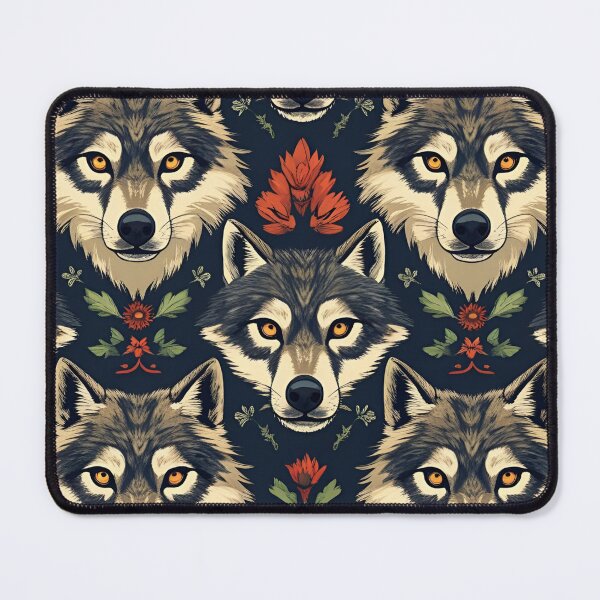 Item preview, Cottage Core Wolf Pattern designed and sold by PatronesKawai.