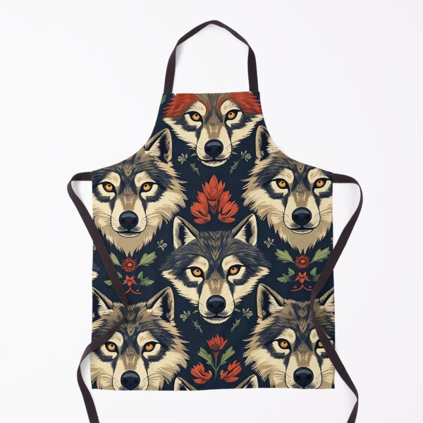 Item preview, Cottage Core Wolf Pattern designed and sold by PatronesKawai.