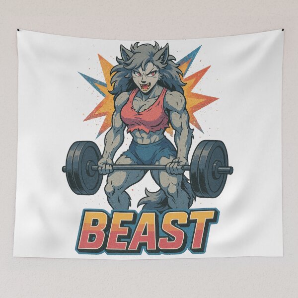 Item preview, Strong Woman Beast Mode, gym designed and sold by JonelleTshirts.