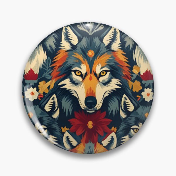 Item preview, Cottage Core Wolf Pattern designed and sold by PatronesKawai.