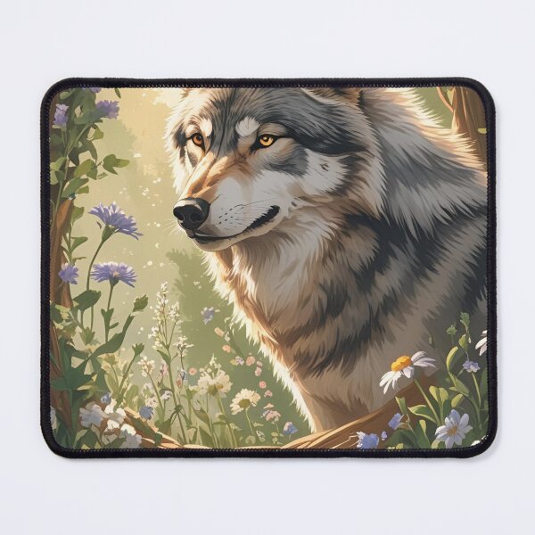 Item preview, Cottage Core Wolf Pattern designed and sold by PatronesKawai.