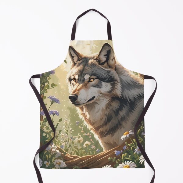 Item preview, Cottage Core Wolf Pattern designed and sold by PatronesKawai.