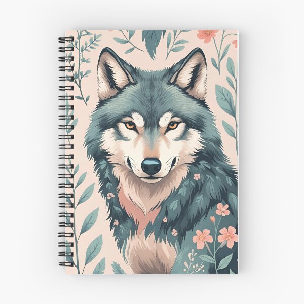 Item preview, Cottage Core Wolf Pattern designed and sold by PatronesKawai.