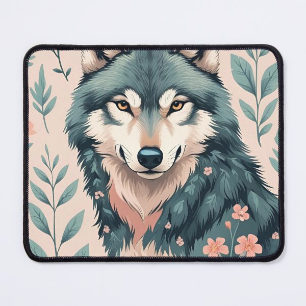 Item preview, Cottage Core Wolf Pattern designed and sold by PatronesKawai.