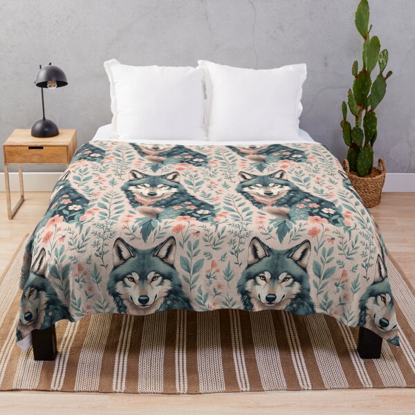 Item preview, Cottage Core Wolf Pattern designed and sold by PatronesKawai.