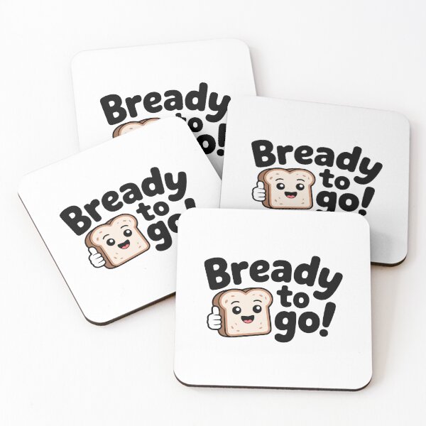 Item preview, Bready To Go! Cute Bread Pun designed and sold by PMCreative.
