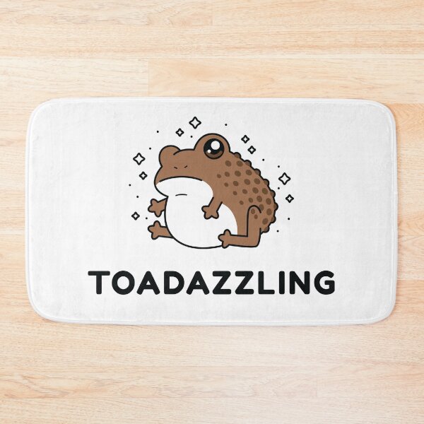 Item preview, Toadazzling Sparkilng Brown Toad Cartoon designed and sold by Stephanie Hardy.