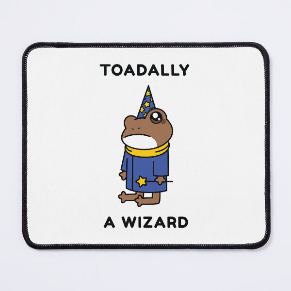 Item preview, Toadally A Wizard Cute Toad Cartoon designed and sold by Stephanie Hardy.