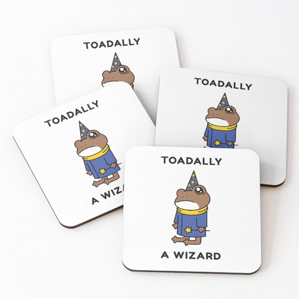 Item preview, Toadally A Wizard Cute Toad Cartoon designed and sold by Stephanie Hardy.
