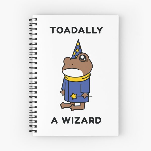 Item preview, Toadally A Wizard Cute Toad Cartoon designed and sold by Stephanie Hardy.